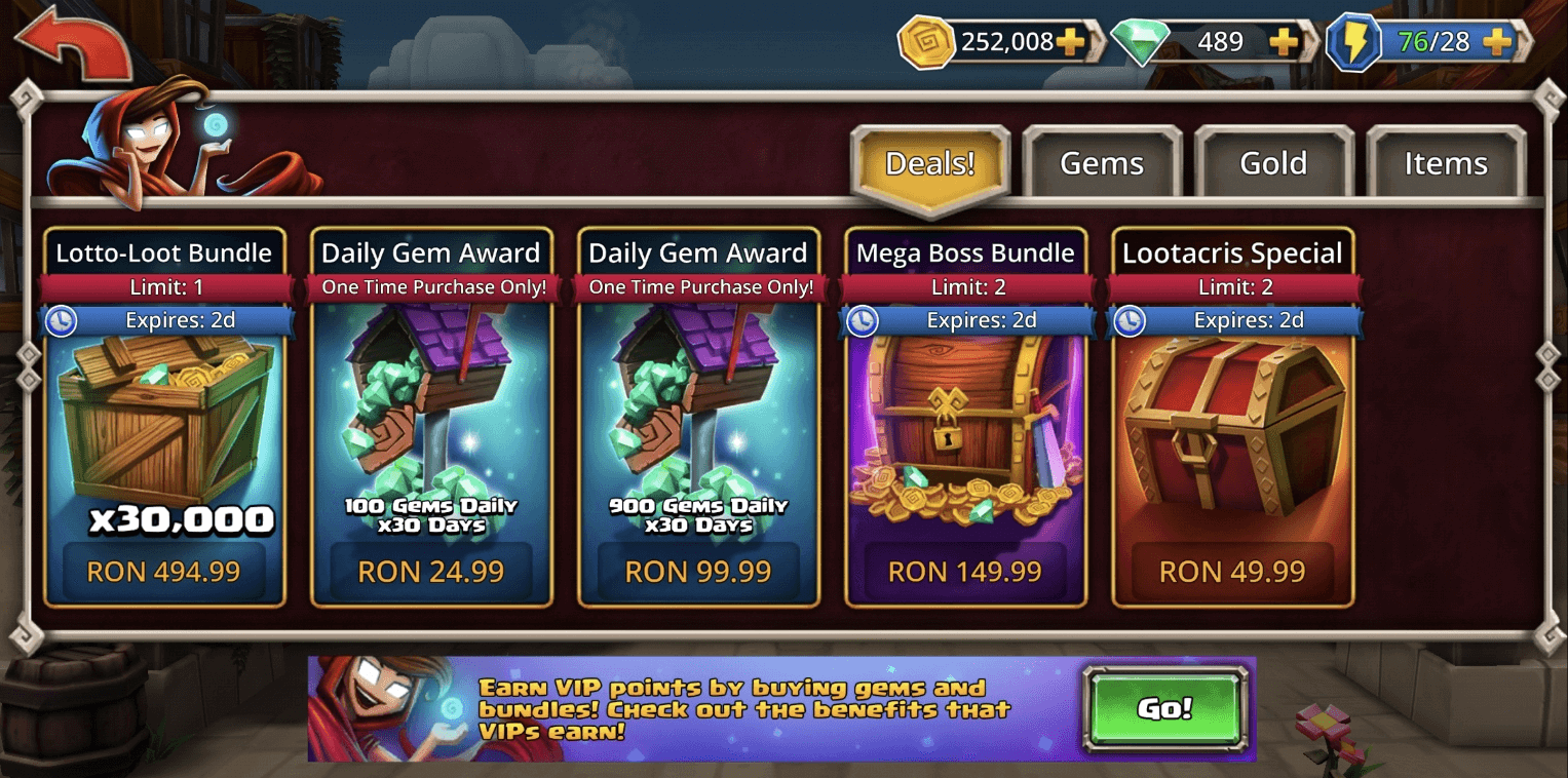 Shop Screen