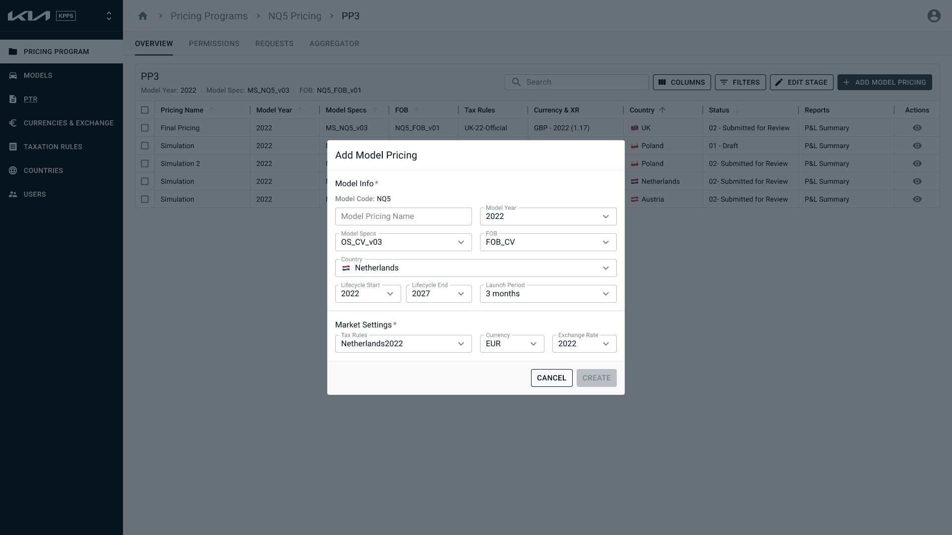 Add Model Pricing